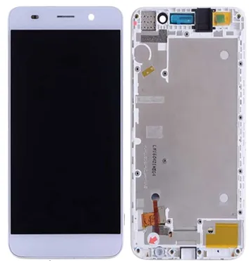 TOUCH SCREEN DISPLAY BIANCO PER HUAWEI Y6 2017 WHITE / NOVA YOUNG CON FRAME