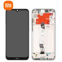 TOUCH SCREEN DISPLAY PER XIAOMI REDMI NOTE 8T CON FRAME BIANCO SERVICE PACK