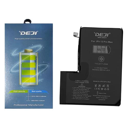 BATTERIA DEJI PER APPLE IPHONE 12 PRO MAX MAGGIORATA 4410mAh AUTODIAGNOSTICABILE