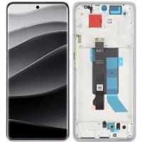 TOUCH SCREEN DISPLAY PER XIAOMI REDMI NOTE 14 PRO 5G CON FRAME VIOLA