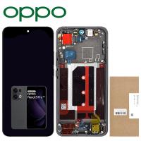 TOUCH SCREEN DISPLAY PER OPPO RENO 13 PRO 5G CPH2697 CON FRAME GRAPHITE GRIGIO SERVICE PACK