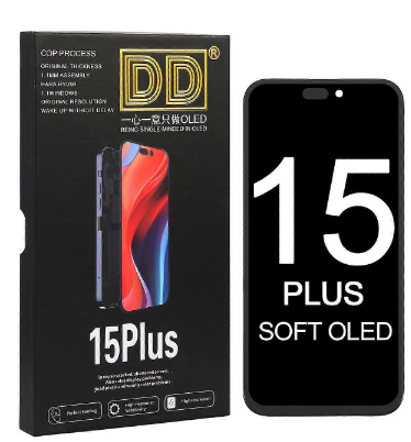 TOUCH SCREEN DISPLAY PER APPLE IPHONE 15 PLUS SOFT OLED DD