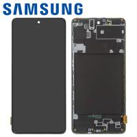 TOUCH SCREEN DISPLAY PER SAMSUNG GALAXY A71 A715 SERVICE PACK ASSEMBLATO