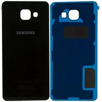 [b392] COPRIBATTERIA NERO VETRO POSTERIORE PER SAMSUNG A5 2016 A510F COLORE HOUSING
