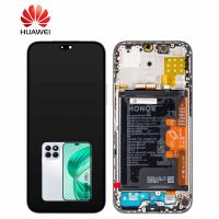 [f7124] TOUCH SCREEN DISPLAY PER HUAWEI HONOR X8B CON FRAME SILVER  SERVICE PACK