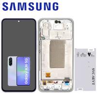 [b10335] TOUCH SCREEN DISPLAY PER SAMSUNG GALAXY A36 5G A366 CON FRAME VIOLA LAVANDER SERVICE PACK