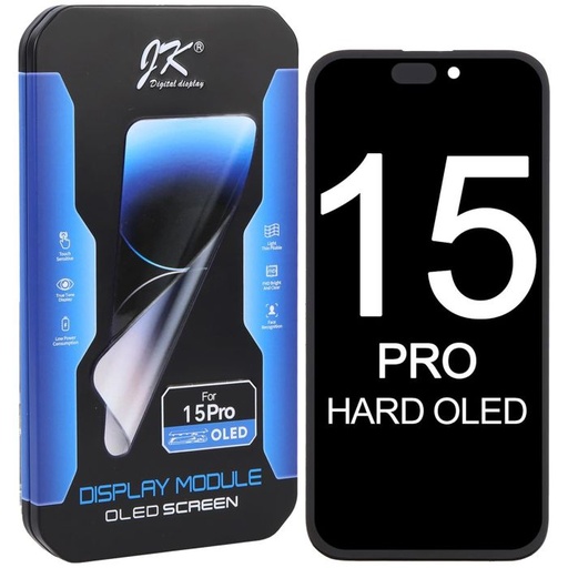 [a3386] TOUCH SCREEN DISPLAY PER APPLE IPHONE 15 PRO OLED HARD TOUCH JK