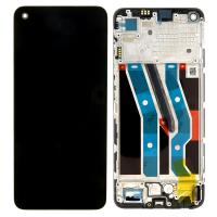 [y3237] TOUCH SCREEN DISPLAY PER REALME 10 4G RMX3630 CON FRAME NERO SERVICE PACK
