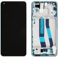 TOUCH SCREEN DISPLAY ORIGINALE PER XIAOMI MI 11 LITE 5G CON FRAME VERDE