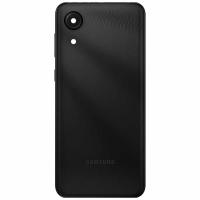 COPRIBATTERIA BACK COVER PER SAMSUNG GALAXY A03 CORE 2021 A032 CON VETRO FOTOCAMERA + TASTO LATERALE NERO