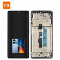 TOUCH SCREEN DISPLAY PER XIAOMI REDMI NOTE 13 PRO 4G / POCO M6 PRO 4G CON FRAME BLUSERVICE PACK