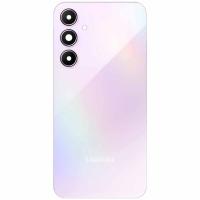 BACK COVER + VETRO FOTOCAMERA PER SAMSUNG GALAXY A55 5G A556 ROSA