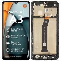 TOUCH SCREEN DISPLAY PER XIAOMI REDMI A3 23129RN51X CON FRAME NERO