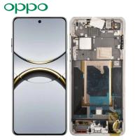 TOUCH SCREEN DISPLAY PER OPPO FIND X8 PRO CPH2659 CON FRAME BIANCO SERVICE PACK