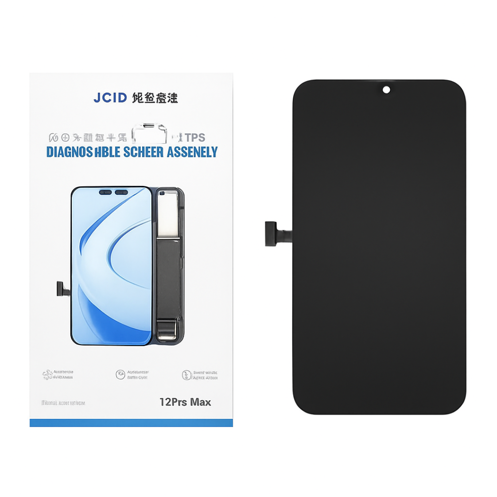 TOUCH SCREEN DISPLAY PER APPLE IPHONE 12 PRO MAX OLED HARD JCID AUTODIAGNOSTICABILE