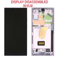 TOUCH SCREEN DISPLAY PER SAMSUNG GALAXY S23 ULTRA S918 CON FRAME VIOLA SMONTATO GRADO A