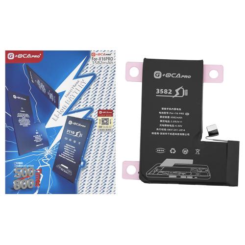 BATTERIA G+OCA PRO PER APPLE IPHONE 16 PRO 3582mAh