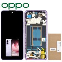 TOUCH SCREEN DISPLAY PER OPPO RENO 13 F 5G CON FRAME VIOLA SERVICE PACK
