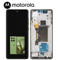 TOUCH SCREEN DISPLAY PER MOTOROLA MOTO EDGE 60 5G XT2505 CON FRAME VERDE SERVICE PACK