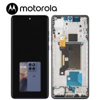 TOUCH SCREEN DISPLAY PER MOTOROLA MOTO EDGE 60 FUSION 5G XT2503-4 CON FRAME BLU /SLIPSTREAM SERVICE PACK
