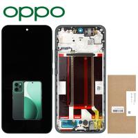 TOUCH SCREEN DISPLAY PER OPPO RENO 14 F 5G / FS 5G CON FRAME VERDE SERVICE PACK