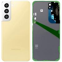 [b4214] COPRIBATTERIA BACK COVER ORIGINAL PER SAMSUNG GALAXY S906 S22 PLUS CON VETRO FOTOCAMERA CREAM