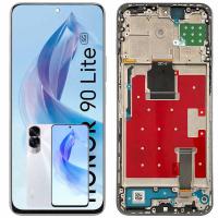 [f2048] TOUCH SCREEN DISPLAY PER HUAWEI HONOR 90 LITE (CRT-NX1) X8A ORIGINAL CON FRAME BIANCO