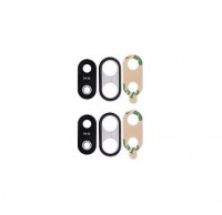 [f4897] VETRO FOTOCAMERA CAMERA GLASS PER HUAWEI P20 LITE CON FRAME NERO