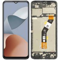 [y3020] TOUCH SCREEN DISPLAY PER ZTE BLADE A34 CON FRAME NERO