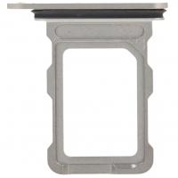 [a3231] CARRELLO SIM TRAY PER APPLE IPHONE 16 PRO / 16 PRO MAX NATURAL TITNAIUM NERO