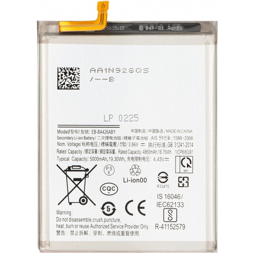 [b10296] BATTERIA PER SAMSUNG GALAXY A42 5G A426 A32 5G A326 M325 A725 A726 COMPATIBILE