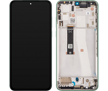 [h441] TOUCH SCREEN DISPLAY ORIGINALE MOTOROLA EDGE 30 NEO XT2245 CON FRAME AQUA FOAM