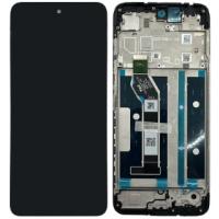 [h480] TOUCH SCREEN DISPLAY PER MOTOROLA MOTO E15 4G XT2523 CON FRAME