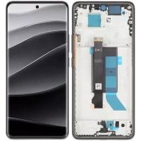 [t3688] TOUCH SREEN DISPLAY PER XIAOMI REDMI NOTE 14 PRO 5G CON FRAME NERO
