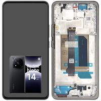 [t3701] TOUCH SCREEN DISPLAY PER XIAOMI REDMI NOTE 14 PRO+ PLUS 5G 24115RA8EG CON FRAME NERO