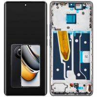 [y3233] TOUCH SCREEN DISPLAY PER REALME 11 PRO 5G CON FRAME NERO SERVICE PACK