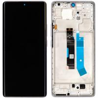[t3738] TOUCH SCREEN DISPLAY PER XIAOMI REDMI NOTE 14 PRO 4G 2025 24116RACCG CON FRAME VIOLA