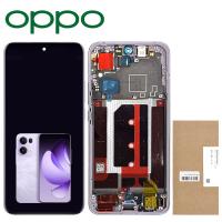 [y3283] TOUCH SCREEN DISPLAY PER OPPO RENO 13 PRO 5G CPH2697 CON FRAME VIOLA SERVICE PACK