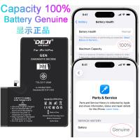 [a3557] BATTERIA DEJI PER APPLE IPHONE 14 PRO HIGH CAPACITY 3510mAh AUTODIAGNOSTICABILE 2ND GEN SHOW GENUINE