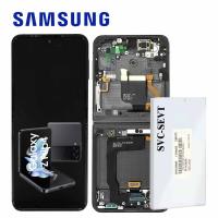 [b10638] TOUCH SCREEN DISPLAY ORIGINALE PER SAMSUNG GALAXY Z FLIP 4 F721 GRIGIO ASSEMBLATO DA SAMSUNG