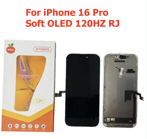 [a3583] TOUCH SCREEN DISPLAY PER APPLE IPHONE 16 PRO OLED SOFT TOUCH 120Hz RJ