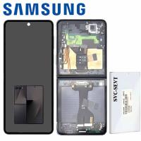 [b10652] TOUCH SCREEN DISPLAY PER SAMSUNG GALAXY Z FLIP 7 F766 NERO SERVICE PACK