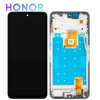 [f7362] TOUCH SCREEN DISPLAY PER XIAOMI HONOR X7D 4G / X74D 5G / 400 SMART 4G CON FRAME NERO SERVICE PACK
